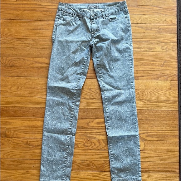 Stylish Gray Patterned PrAna Jeans - Picture 1 of 4